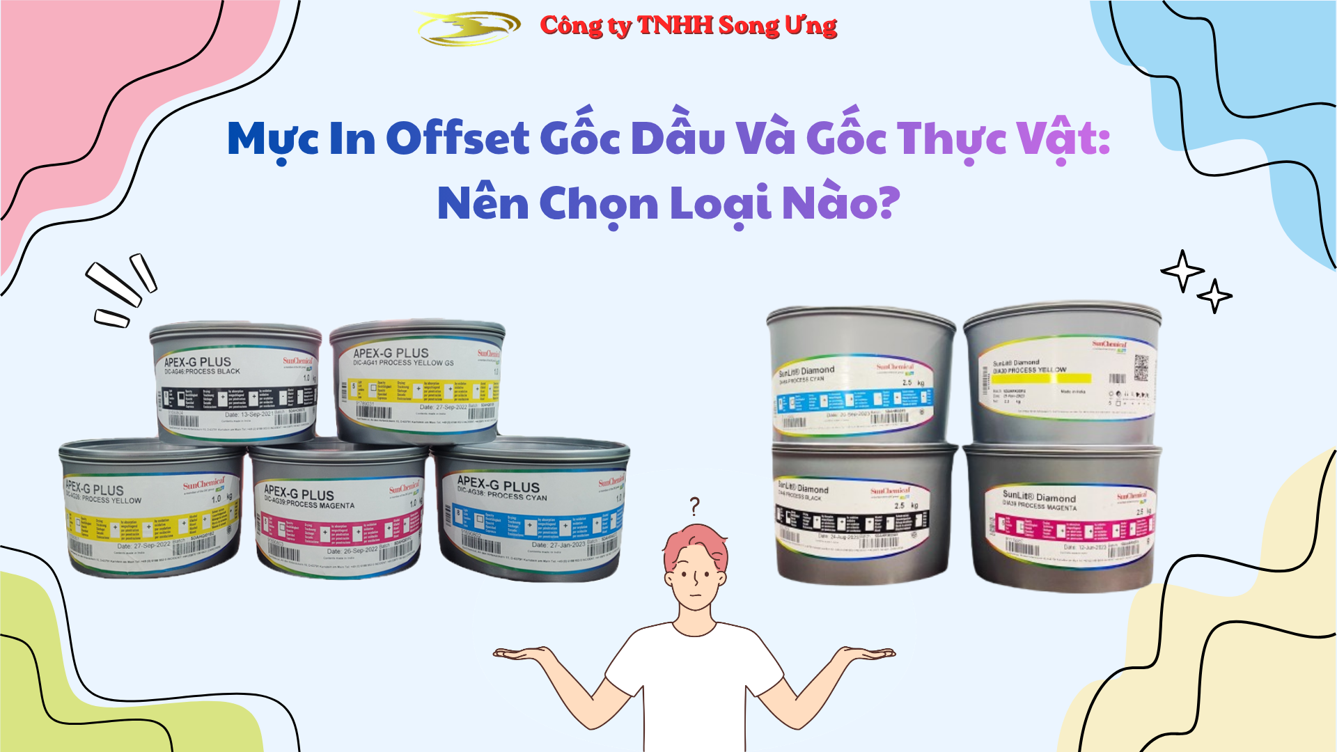 Mực In Offset Gốc Dầu Và Gốc Thực Vật: Nên Chọn Loại Nào?